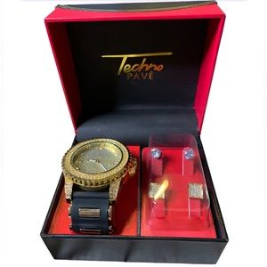 Men’s Techno Pave Watch